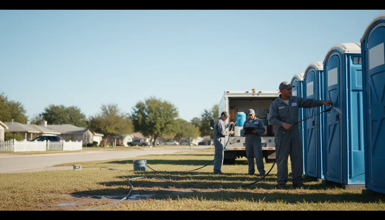 Long-Term Portable Toilet Rental in Grand Prairie, TX near me
